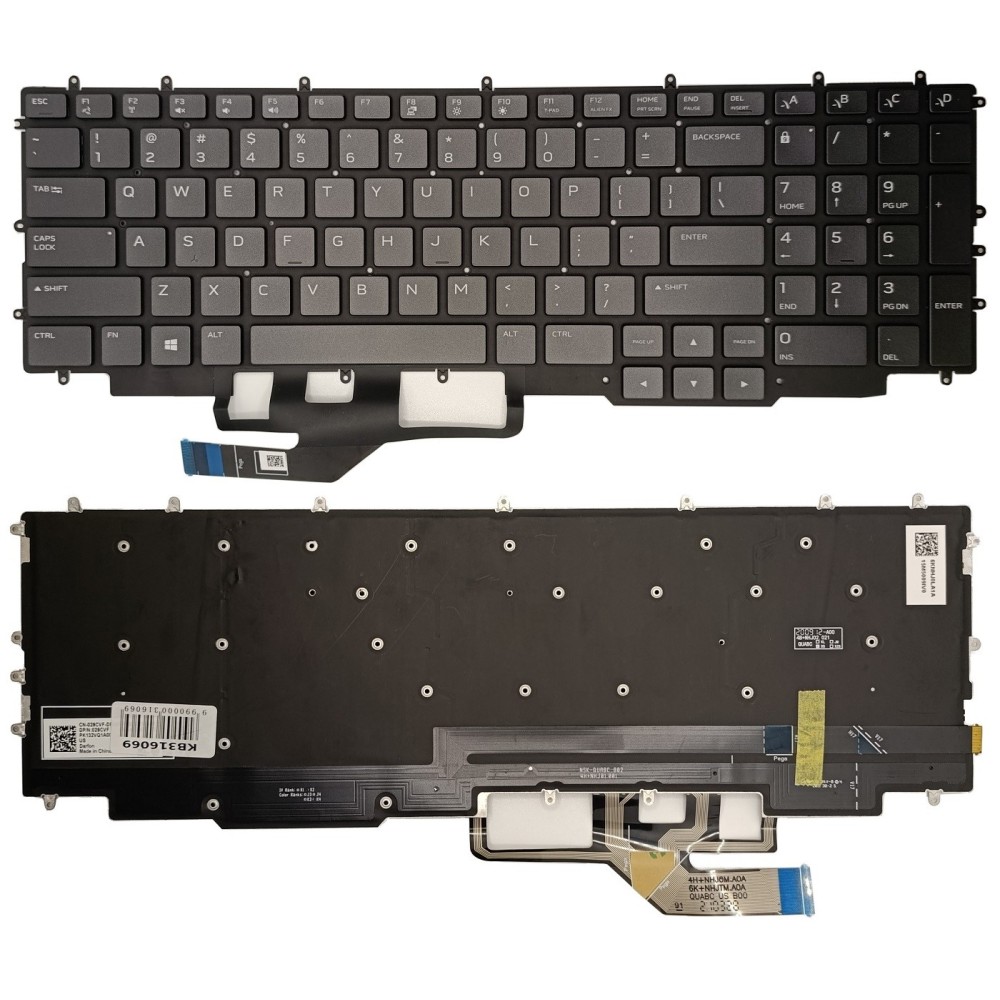 Keyboard DELL G7 17 7700, with backlight, US